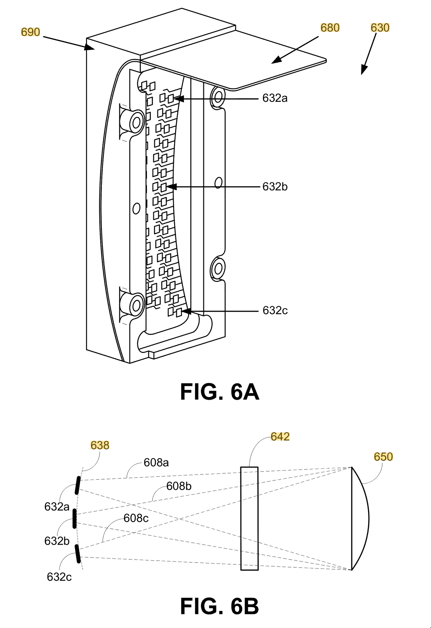 Curved detector array from US8836922B1