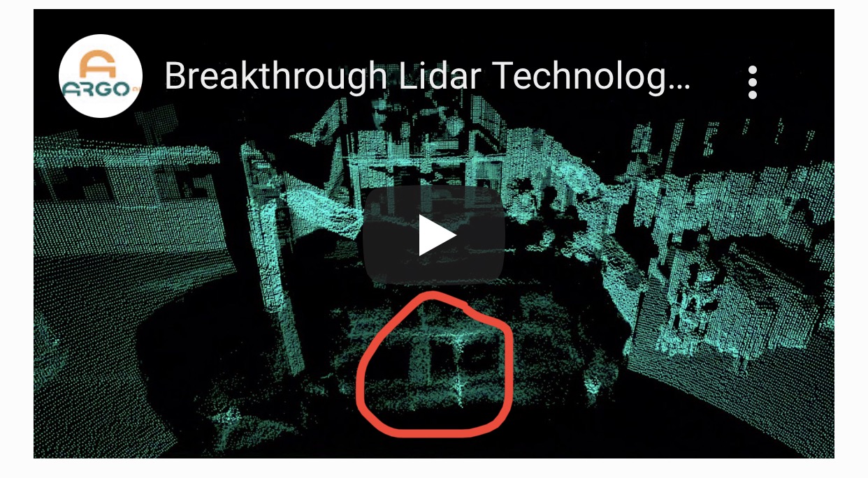 Argo lidar intensity-dependent range bias